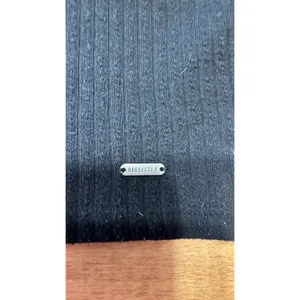 Hollister Must-Have‎ Collection Black Ribbed Collared Baby Tee Shirt Small thumbnail 3