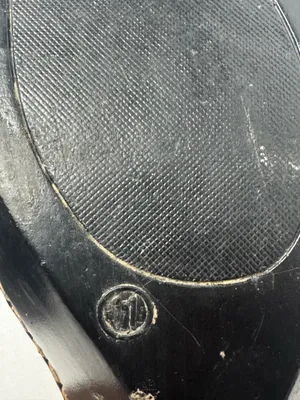 Cherokee Black Leather Mules Size 11 thumbnail 9