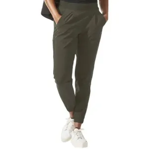 Athleta Textured Brooklyn Jogger Pants Olive Green Stretch Athletic Gym 4‎ thumbnail 2