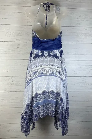 Signature by Sangria 100% Silk Handkerchief Dress size 10 EUC thumbnail 5