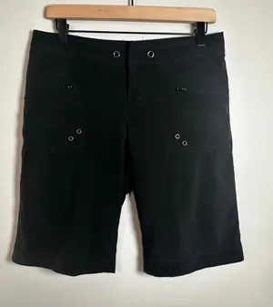 Athleta Black Pedal Pusher Pants‎ Womens 4 Hiking Travel Active 739413 thumbnail 1