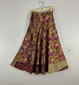 Reversible Wrap Maxi Skirt BIN164 thumbnail 1
