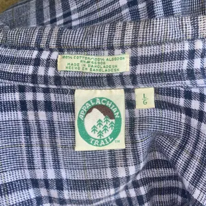 Vintage Appalachian Trail Blue Flannel Shirt thumbnail 2
