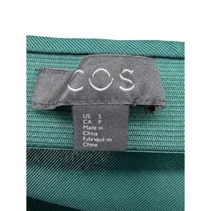 COS Minimalist Forest Green Maxi Skirt Column Longline Quiet Luxury Office S thumbnail 2