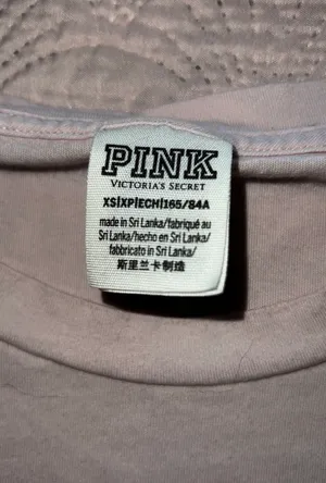 Baby pink Vs Crop top thumbnail 2