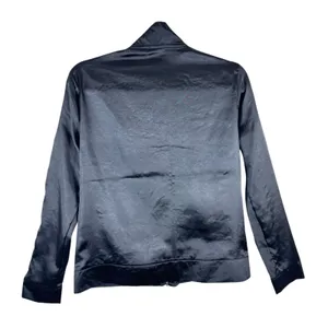PUMA NWT Black Satin Lux T7 Full Zip Elastic Lightweight Jacket‎ Pockets Size S thumbnail 3