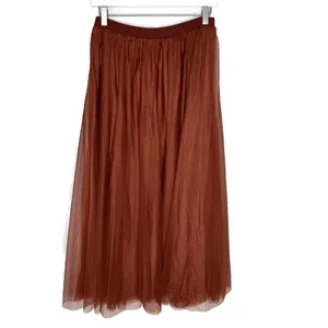 NWT Baltic Born "Mila Tulle Skirt", Cinnamon Brown, Maxi-Length, Size Small thumbnail 2
