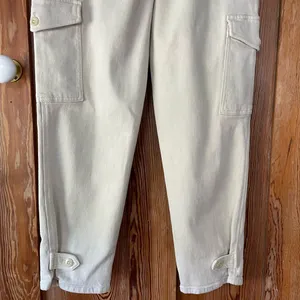 Wilfred Free Modern Cream Utility Cargo Pants Tab Hem Size 4🧡🎀 thumbnail 7