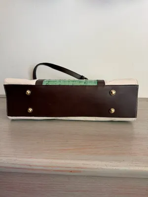 Brahmin Spring ‘21 Med Asher Tote Meadow Melbourne Glazed Croc Embossed Leather thumbnail 9