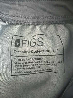 FIGS Technical Collection HW Zamora High Waisted Jogger Pants Grey Women Size S thumbnail 6