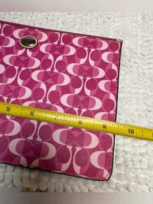 Coach Peyton Dream C Bordeaux Pink Tech iPad Tablet Case Clutch F67516 thumbnail 12