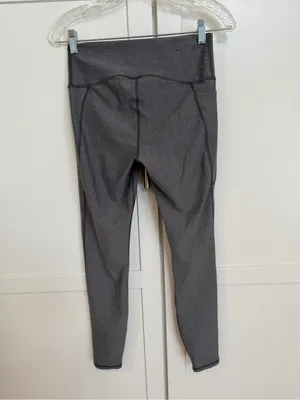 Under Armour Charcoal High-Waist Performance Leggings thumbnail 4
