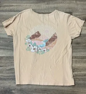 Roxy Boyfriend Short Sleeve Tee Shirt Women’s Large thumbnail 1