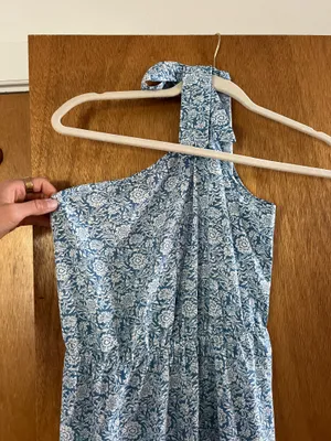 SHEIN European floral one shoulder maxi dress thumbnail 9