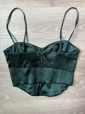 Aritzia Sunday Best Minx Satin Bustier XS thumbnail 6