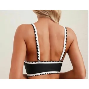 NEW Bikini Top Whip Stitch Bikini swim L thumbnail 2
