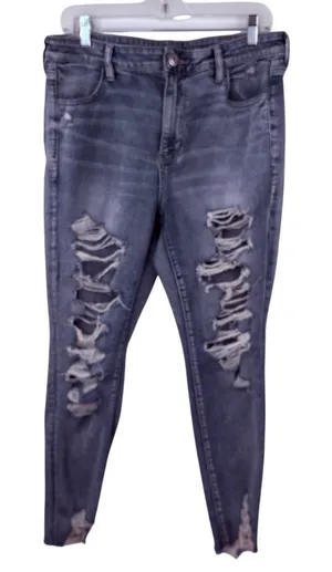 American Eagle Women's Hi-Rise Jegging Next Level Stretch Jeans Size 16 Regular thumbnail 1