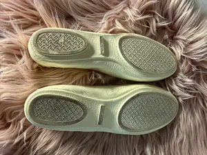 Tory Burch Minnie Travel Ballet Flats Light Cream Size 7,5 thumbnail 3