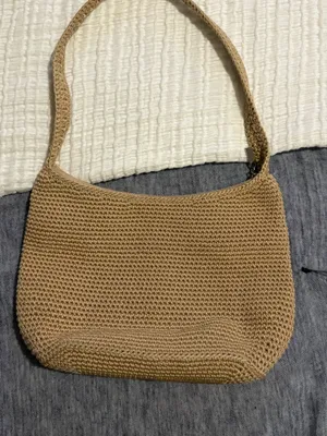 The Sak Woven Shoulder Bag in Tan thumbnail 2