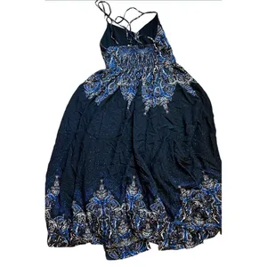 Free People Be My Baby Maxi Dress In‎ Black and Blue thumbnail 7