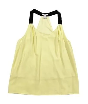 Bar III Yellow‎ Sleeveless Flowy Tank Top Size Small thumbnail 1