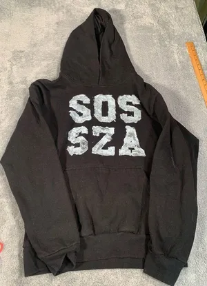 Sza SOS tour hoodie medium black sweatshirt thumbnail 1