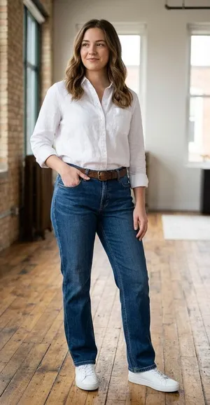 Carhartt Women's Blaine Jeans Size 16 Regular Original Fit Straight Leg Denim thumbnail 1