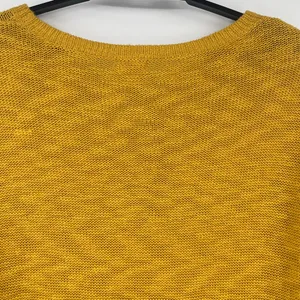 Mossimo Cable Knit Womens Sweater Sz XXL Mustard Boho Rustic Cottage Lagenlook thumbnail 8