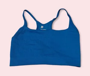 all in motion Cobalt Ribbed Seamless Sports Bra thumbnail 1
