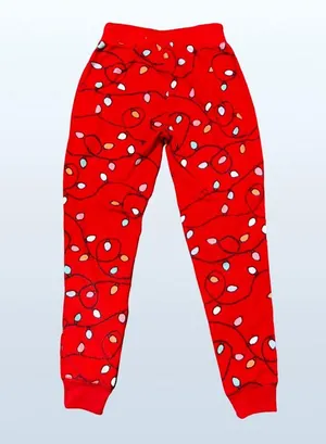 Aeropostale Live Love Dream Fleece Sleep Joggers, Size Small thumbnail 3