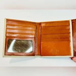 Dooney & Bourke Vintage Wallet, Bone All Weather Leather, British Tan, Kisslock thumbnail 12