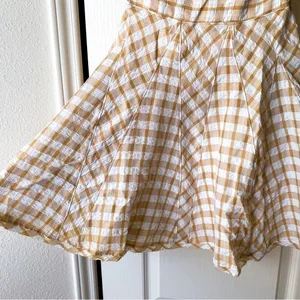 Free People Do The Twist Gingham Halter Mini Dress Tea Size‎ 2 NWT thumbnail 4