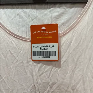 Ripskirt Hawaii Pale Pink Simple Tank XL NWT thumbnail 2