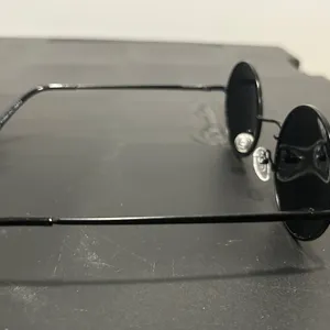 Round Black Sunglasses thumbnail 7