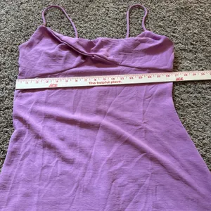 See You Monday Lilac Stripy Twist Front Slip Dress Sz Medium thumbnail 4