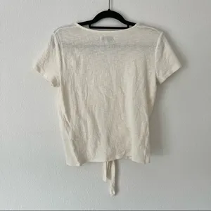 Madewell “Texture & Thread” Top with Tie thumbnail 3