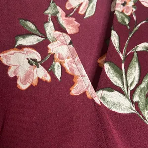 Lulus September Sunsets Burgundy Floral Maxi Wrap Dress thumbnail 8