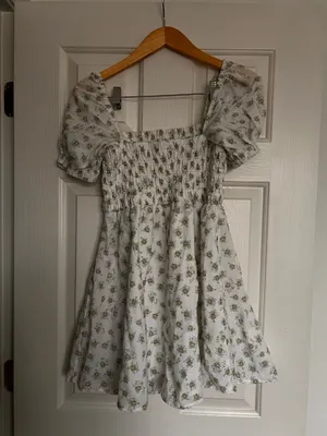 Floral dress White Size M thumbnail 2
