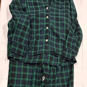 J Crew Women Pajamas Green Black -‎ Size S. thumbnail 4