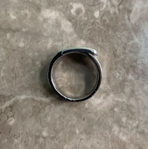Costume Jewelry Buckle Ring Silver thumbnail 3