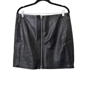 RAG & BONE‎ Heidi Leather Front Zip Mini Skirt Sz 31 thumbnail 2