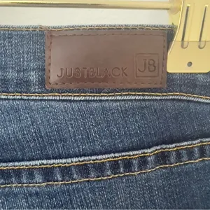 Just Black Distressed Skinny Jeans Womens 26 Blue Mid Rise Stretch Denim Casual thumbnail 7
