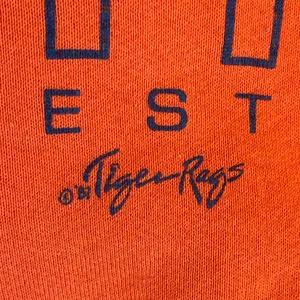 Russell Athletic Orange Auburn University 87 Vintage Pullover Sweatshirt Size L thumbnail 5