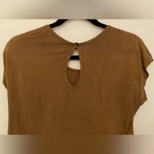Vivace Brown Sleeveless Suede Western Cinched Waist Top Women’s Size unknown thumbnail 5