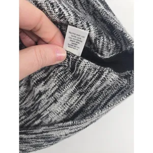 Athleta Sweater Dress Womens Small Gray Black Space‎ Dye Knit Mini Long Sleeve thumbnail 5