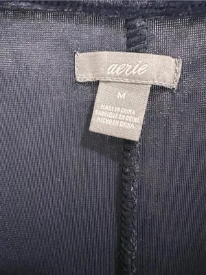 Like new American eagle Aerie velvet valor navy blue thumbnail 4