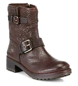 Tory Burch Chrystie Biker Boots Moto Bikercore Quilted Leather thumbnail 1