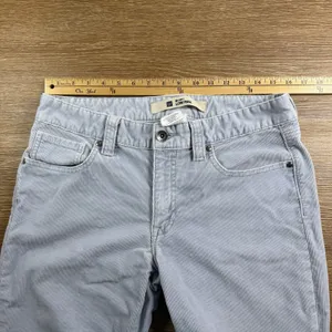Gap Curvy Low Rise Corduroy Pants Womens 12L Blue Flare Y2K Vintage 2005 Retro thumbnail 7
