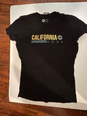 Roxy Black Crew Neck T‑Shirt size m thumbnail 1
