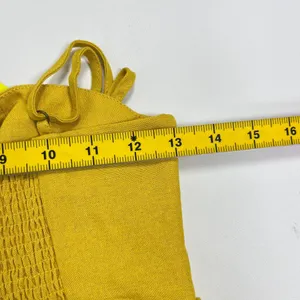 NWOT Farm Rio Linen Blend Yellow Sleeveless Maxi Dress Size XS thumbnail 14